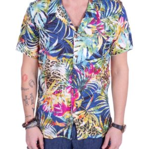 Camicia Over-D palme